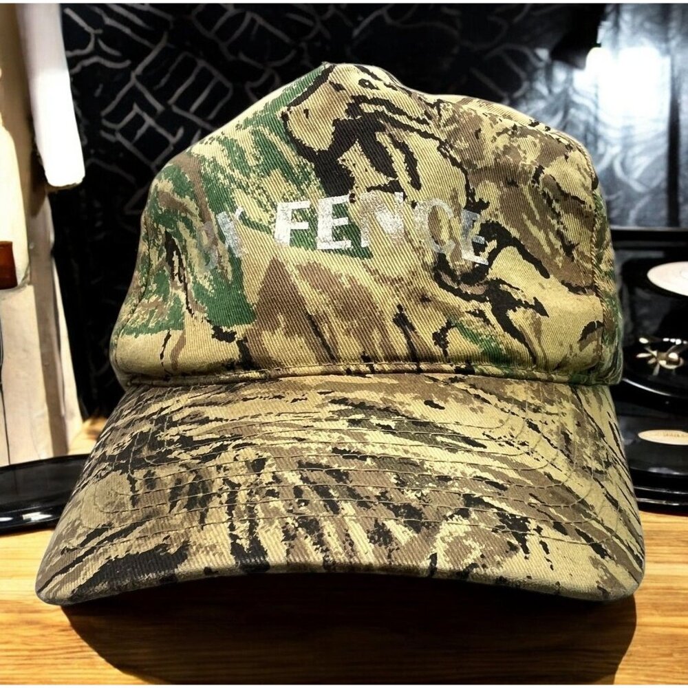 BX Fence Snapback Hat Camo Baseball Cap Construction